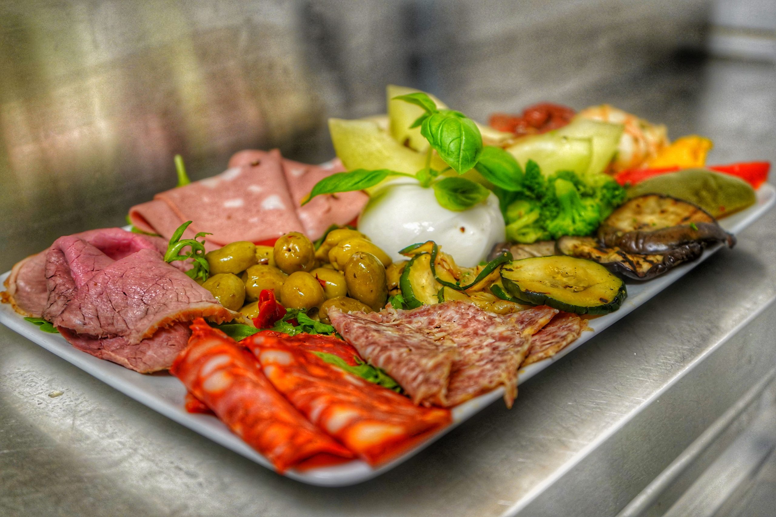 Antipasta alla Fedula – eine Auswahl an Vorspeisen im Restaurant Fedula.